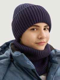 Комплект NIKASTYLE шапка и снуд 12з16525 неви