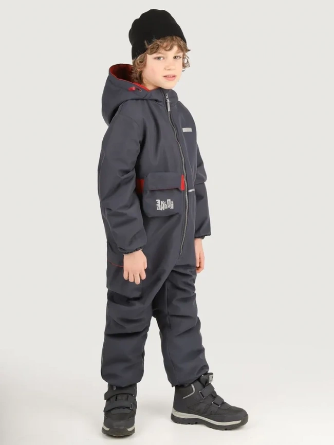Комбинезон NIKASTYLE 8м2725  графит/чили фото 4