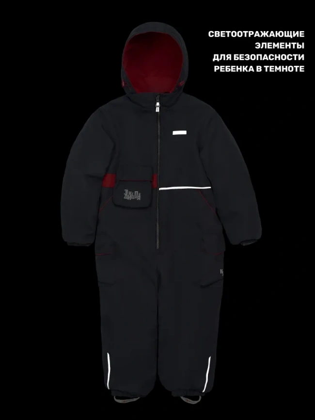 Комбинезон NIKASTYLE 8м2725  графит/чили фото 10