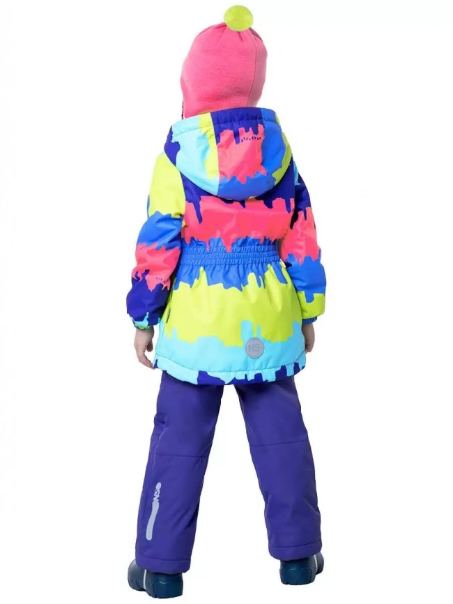 Костюм NIKASTYLE 7м0423 коралловый неон/фиолетовый фото 2