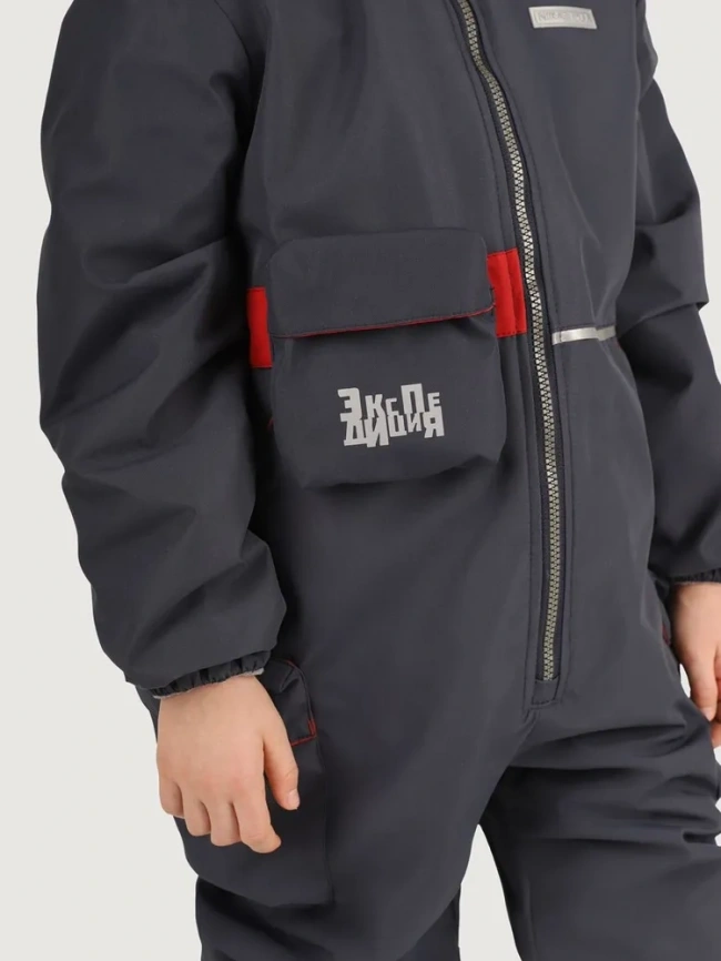 Комбинезон NIKASTYLE 8м2725  графит/чили фото 3